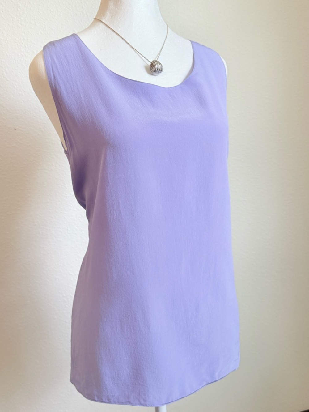 Vintage Spenser Jeremy Silk Sleeveless Blouse 90s Feminine Quiet Luxury